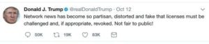 Tweet by President Trump