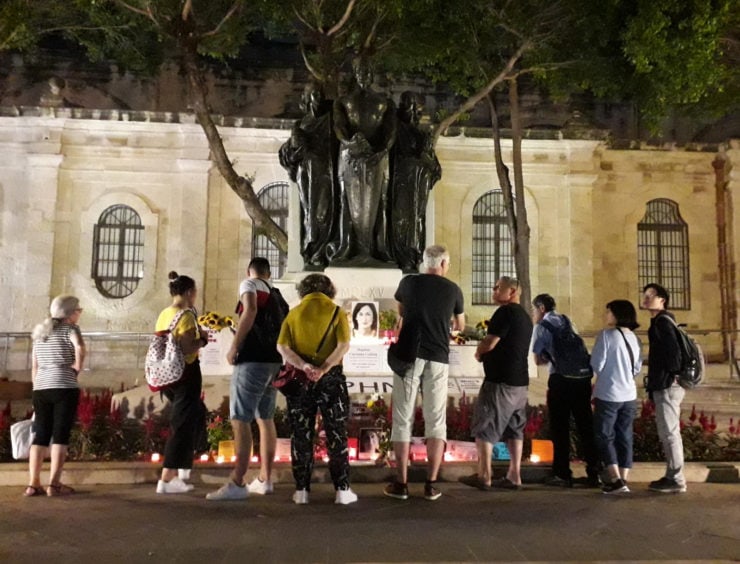 Malta: Court upholds right of protesters to build memorial to Daphne Caruana Galizia