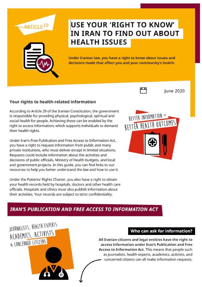 health factsheet