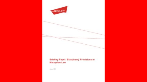Briefing Paper: Blasphemy Provisions in Malaysian Law - Civic Space