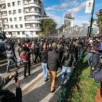 تونس: قوات الأمن تقمع مظاهرات سلمية يوم عيد الثورة